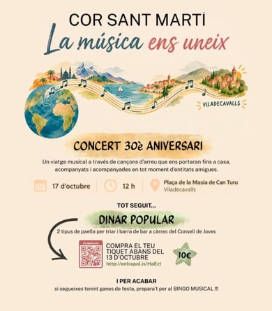 Concert del 30è aniversari del Cor Sant Martí