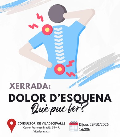 Xerrada: Dolor s'esquena, què puc fer?