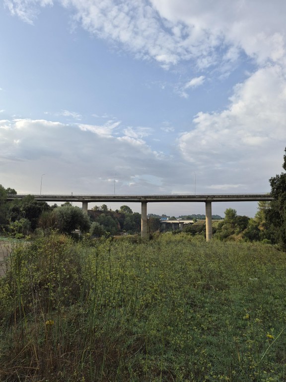 El pont de la C-58z sobre la riera de Gaià