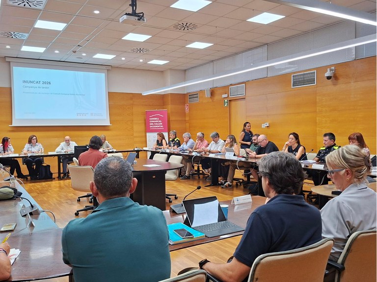 Representants de Viladecavalls assisteixen a la sessió comarcal sobre les novetats del Pla INUNCAT